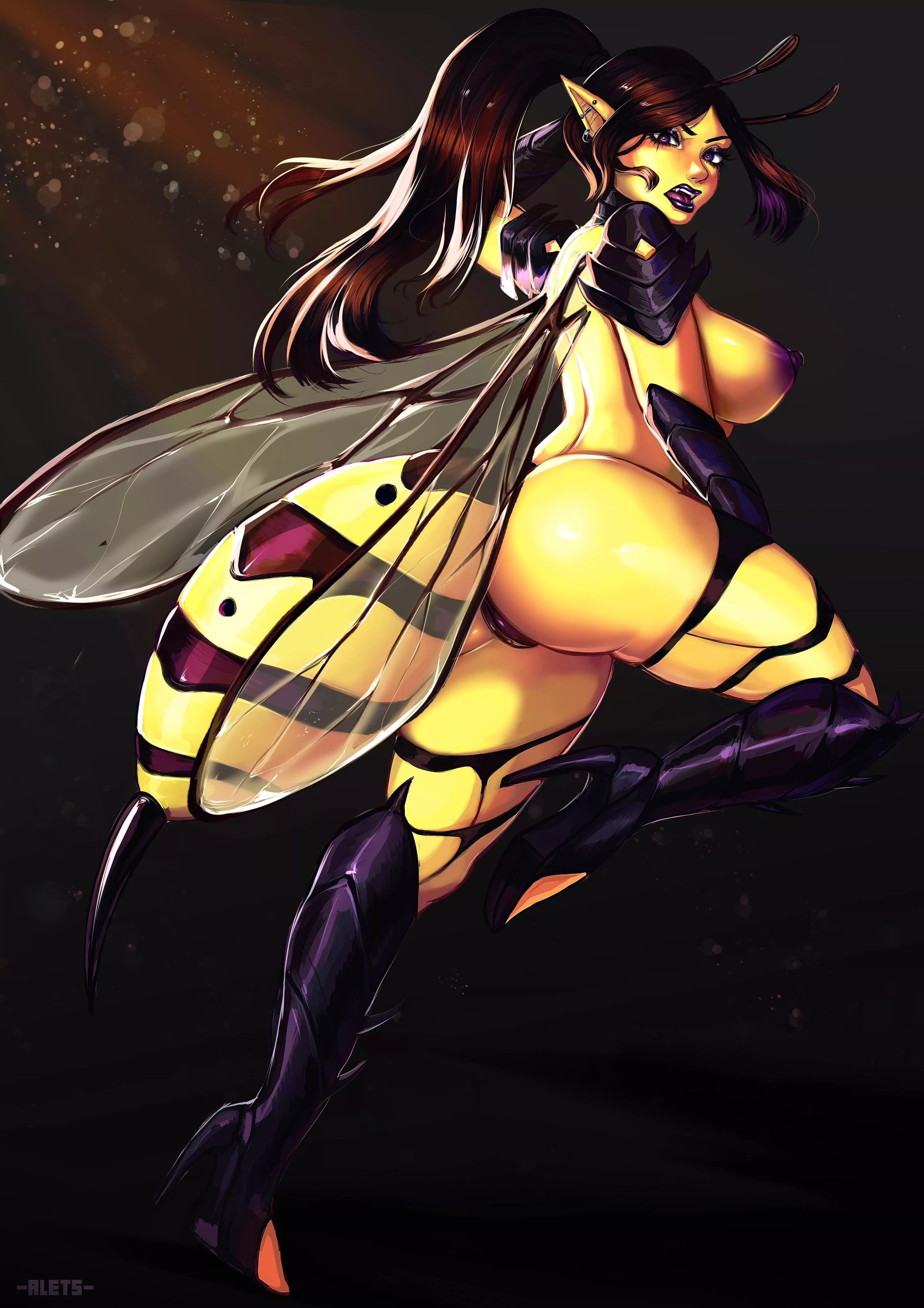 Wasp lady (no clue about artist sorry) posted by Lord_neah