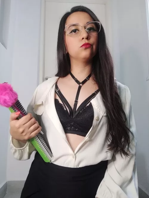 Wondering if you can handle a mean teacher like me by Candy-Giirl