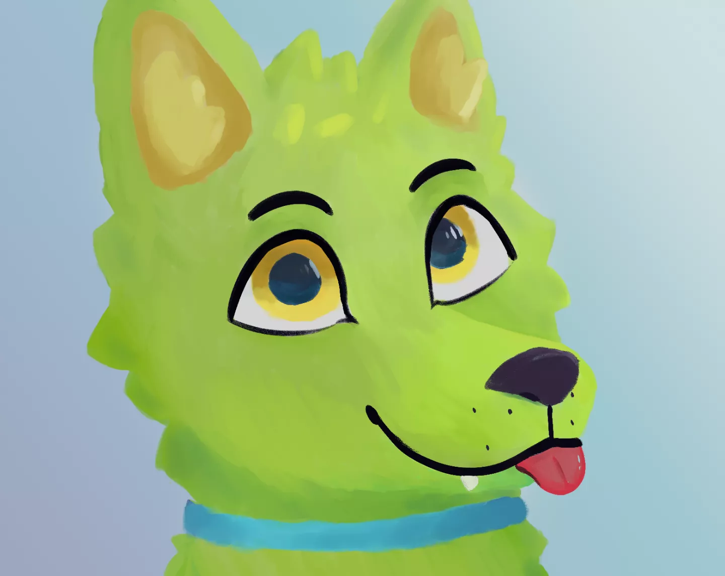 Would you pet him? posted by Cautious-Wolf-2270