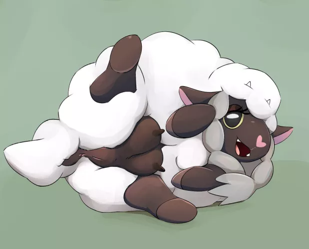 A fluffy, breedable Wooloo~ [F] (by HoneyMono) by SpiritedCondition587