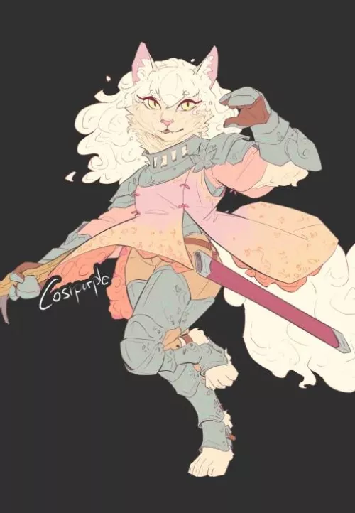 [Adoptable] Cloud Kitty by cosipurple