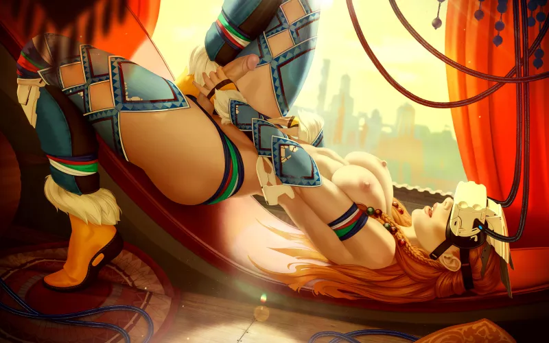 Aloy jerking off in VR by QueenMia27