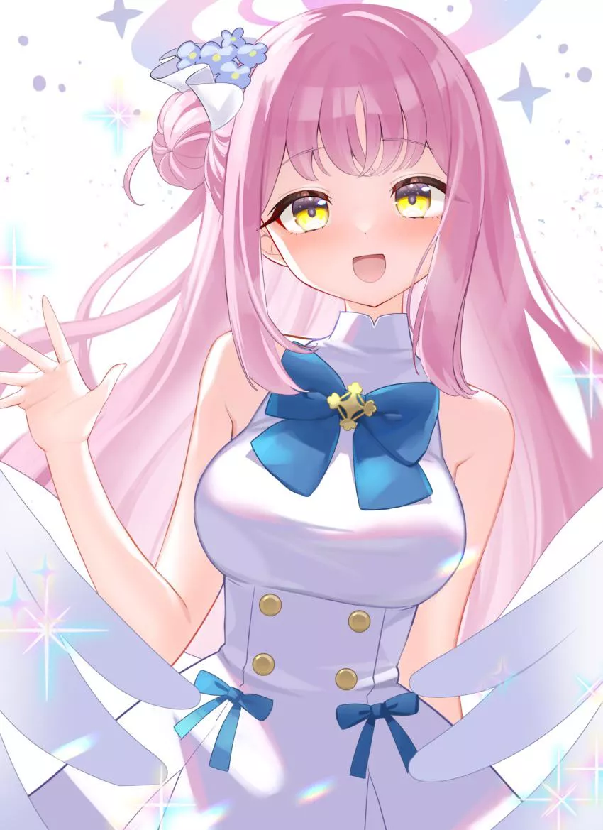 Cute and sexy angel waifu posted by reversedturnover