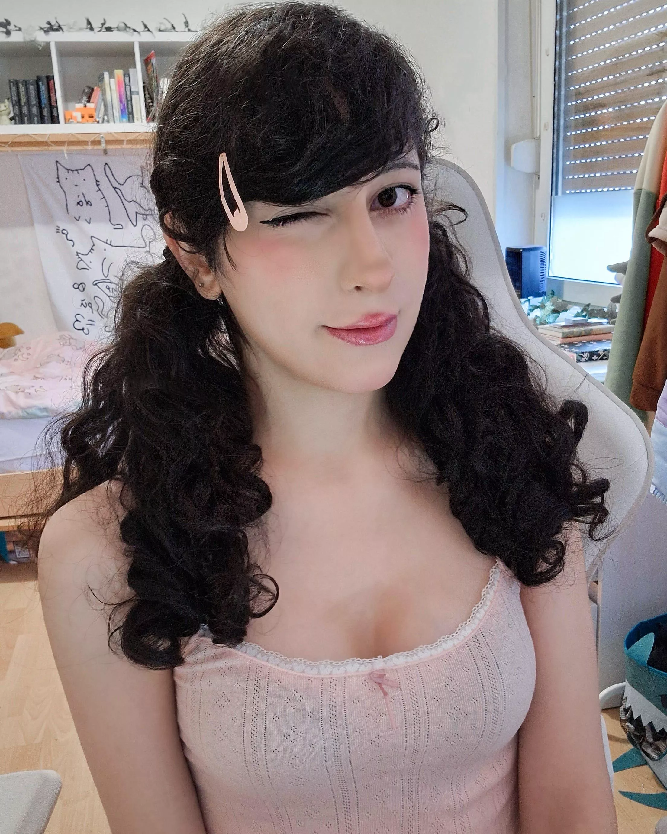 first reaction seeing me? 💗 👀 posted by purutrap