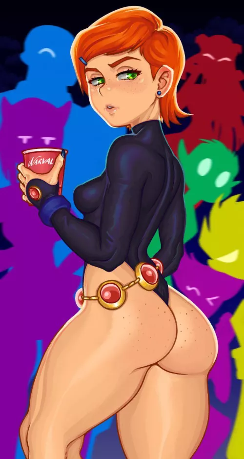 Gwen cosplaying Raven (SpaceNarval) by Slygirl997