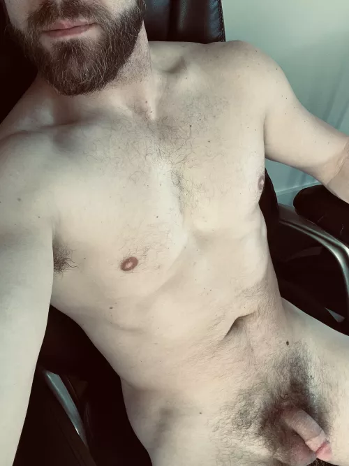 Home office today. [44]. I think it’s time for this Southern dad to shave by A40sDad