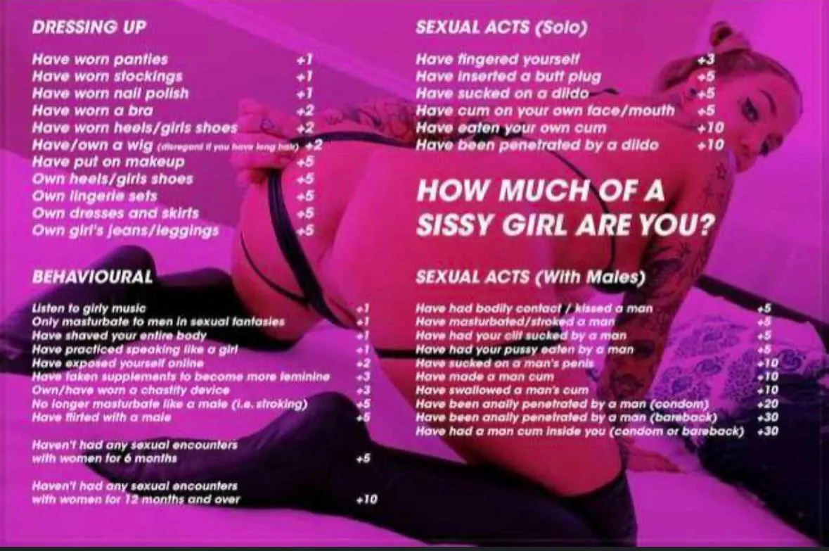 how many points sissy? posted by Playfulbiguy