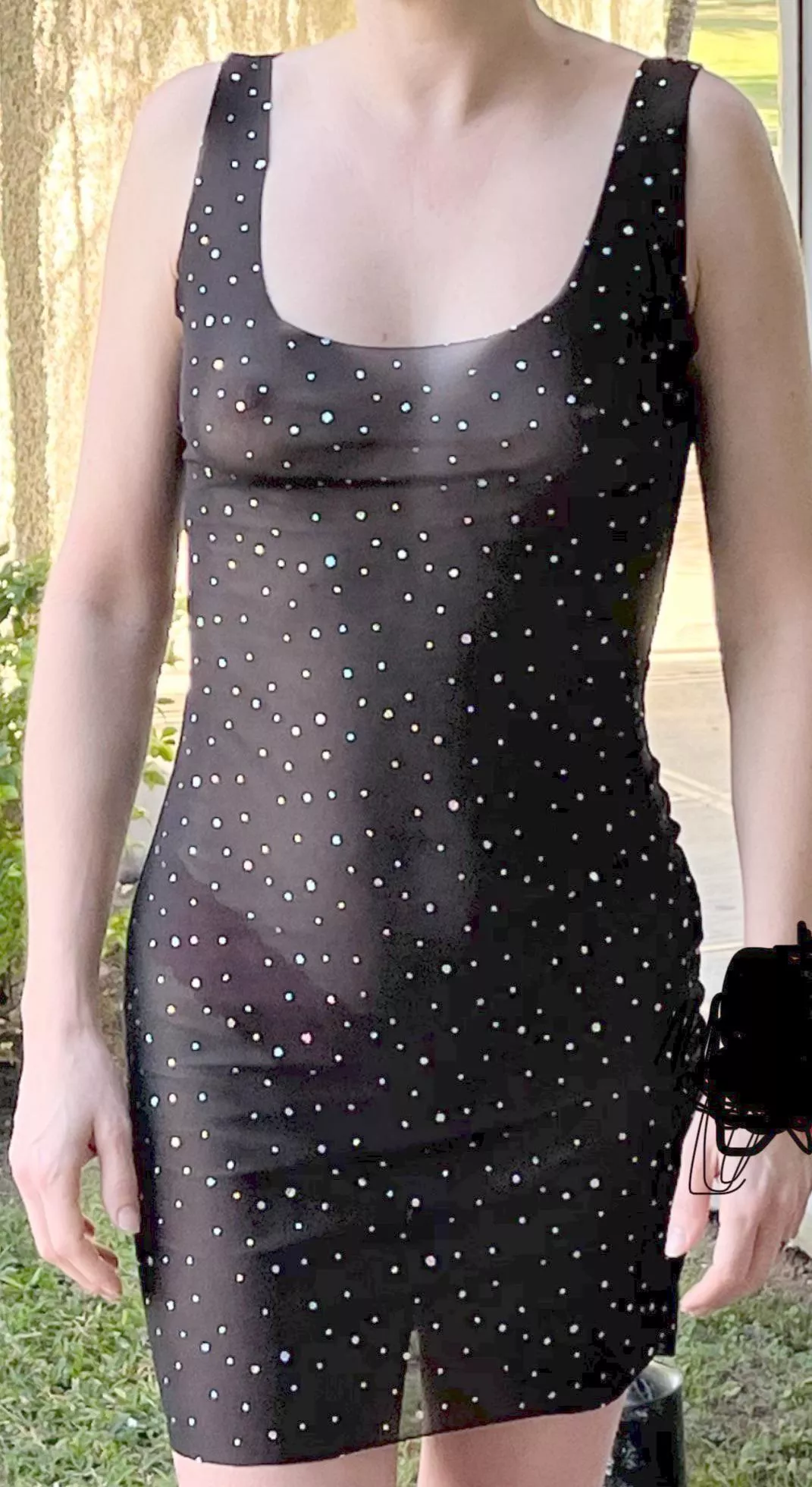 I wore this out to lunch, should I have put a bra on? posted by nothingbettertodo315