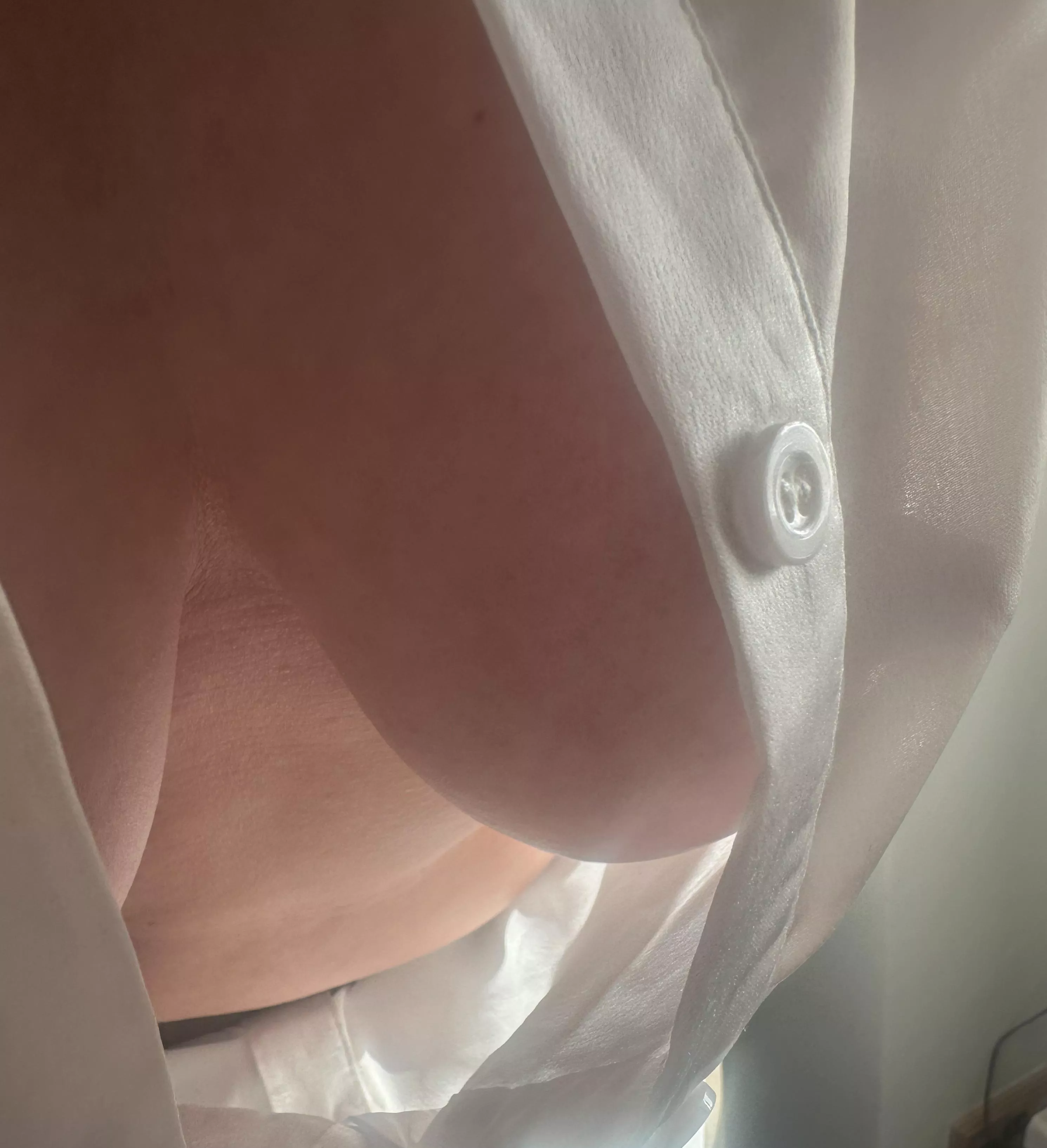 I’m new here. My work blouse really struggled with the sunshine today. posted by Zealousideal-Fix-967