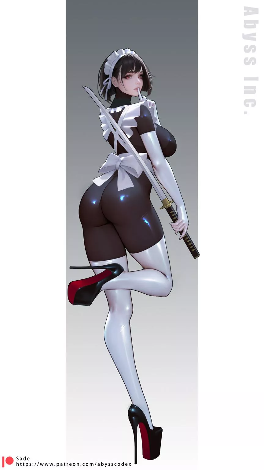 Latex Combat Maid posted by CheetahSperm18