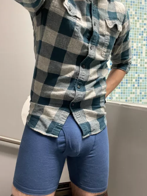 My bulge at work today by Miles-Winter