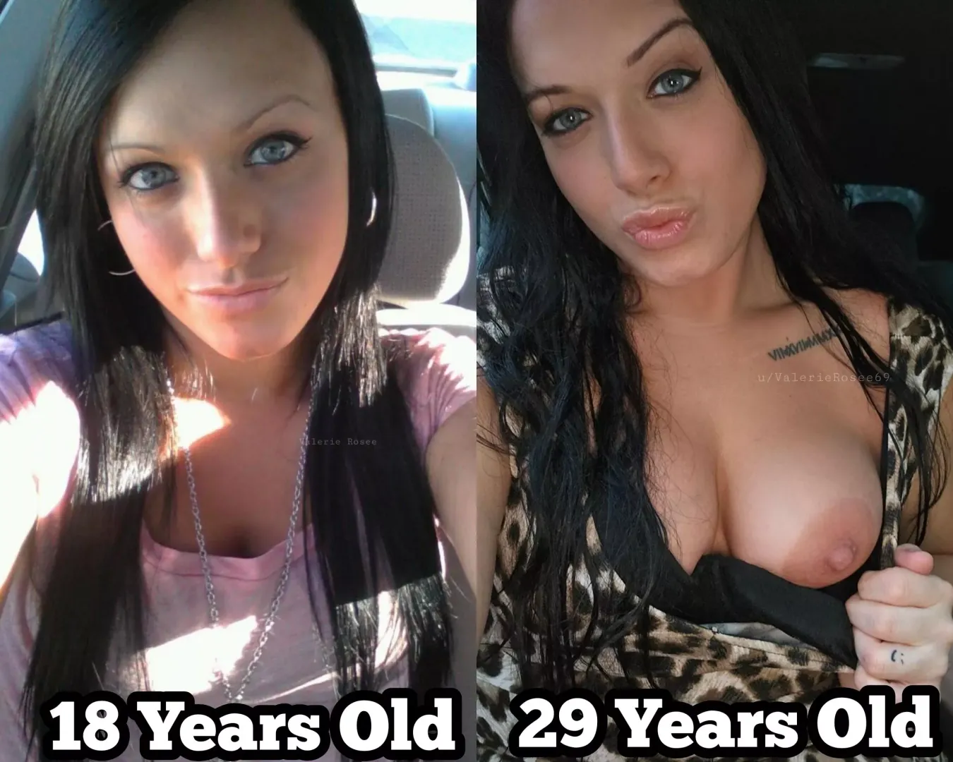 My car selfies have changed a bit over the years lol (; by valerierosee69