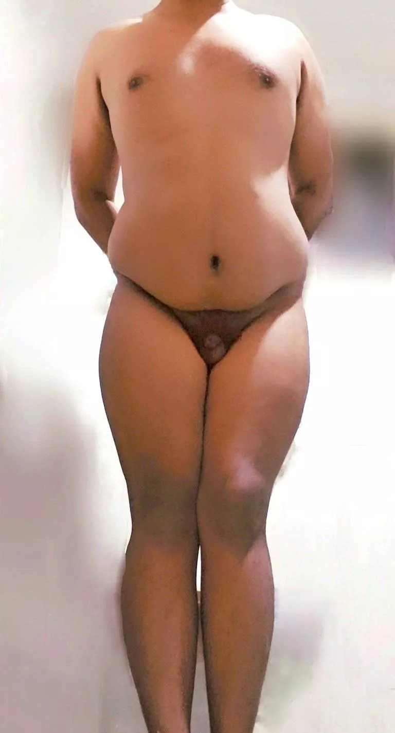 Took alot of courage to post this🥺 kinda hairy down there🙈, wanna see the view from behind?🤭 lmk hehe🙈💕 posted by Samiboiiiiiee