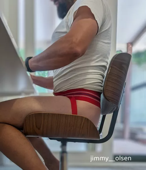 What do you think of my home office attire? by Jimmy__Olsen