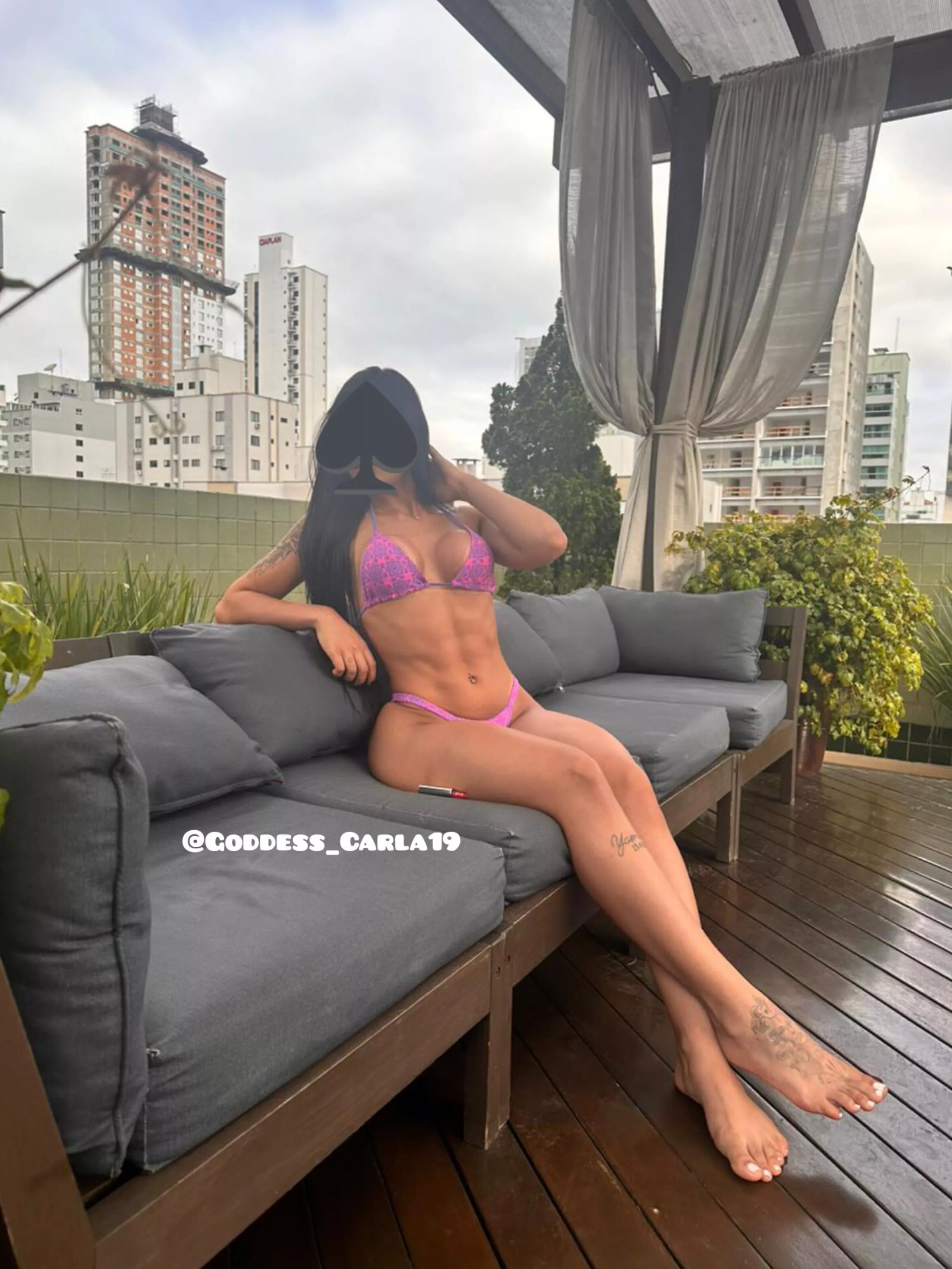 Am I looking good in my tiny bikini? posted by Goddess_Carla19