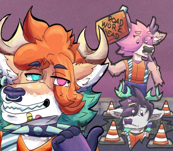 Deer aren't just a crossing hazard, they are a construction hazard! (OC) by Evilblaver