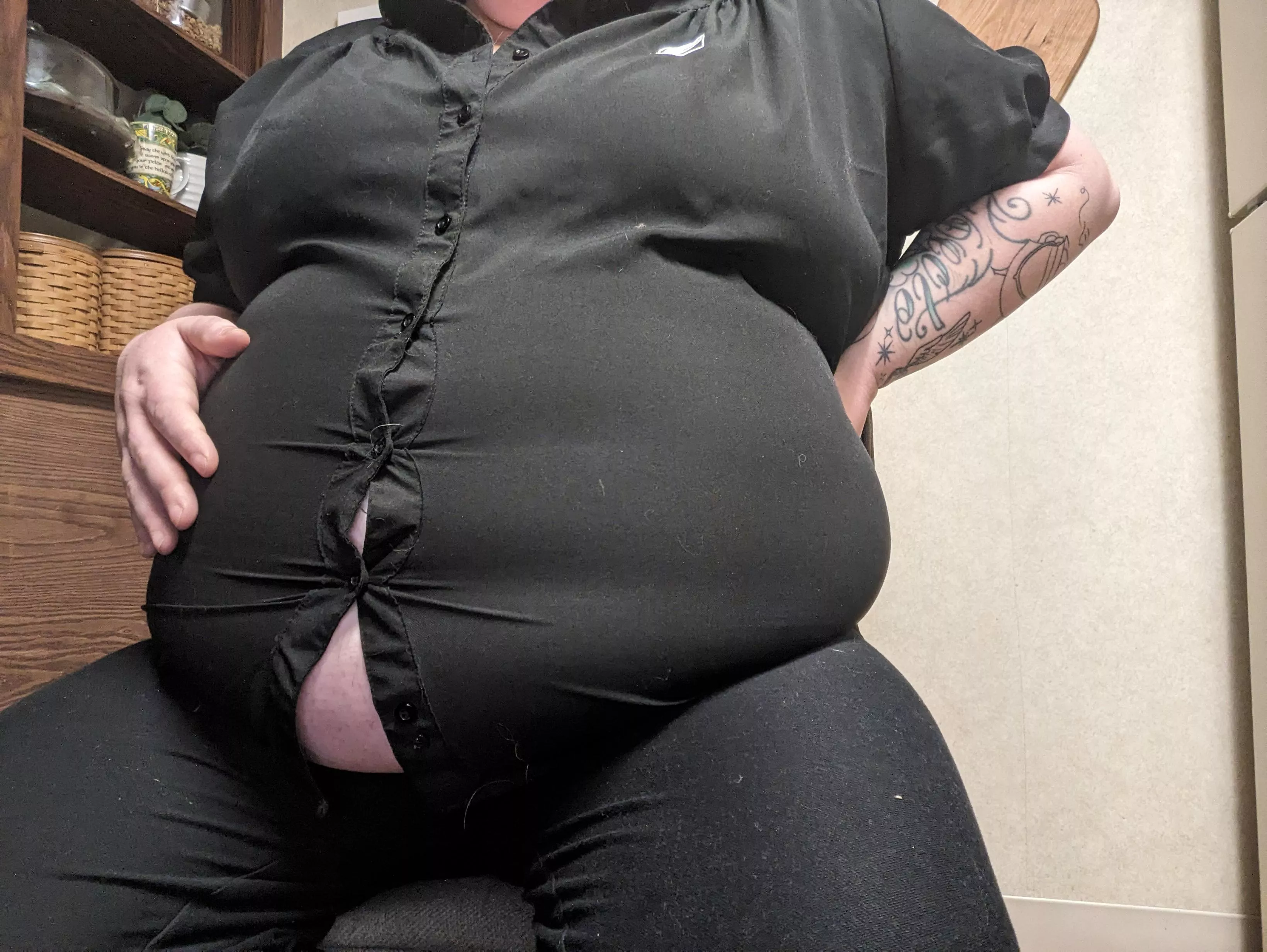 Do you think you could feed me enough to pop some buttons? posted by Fuckyouverymuch87