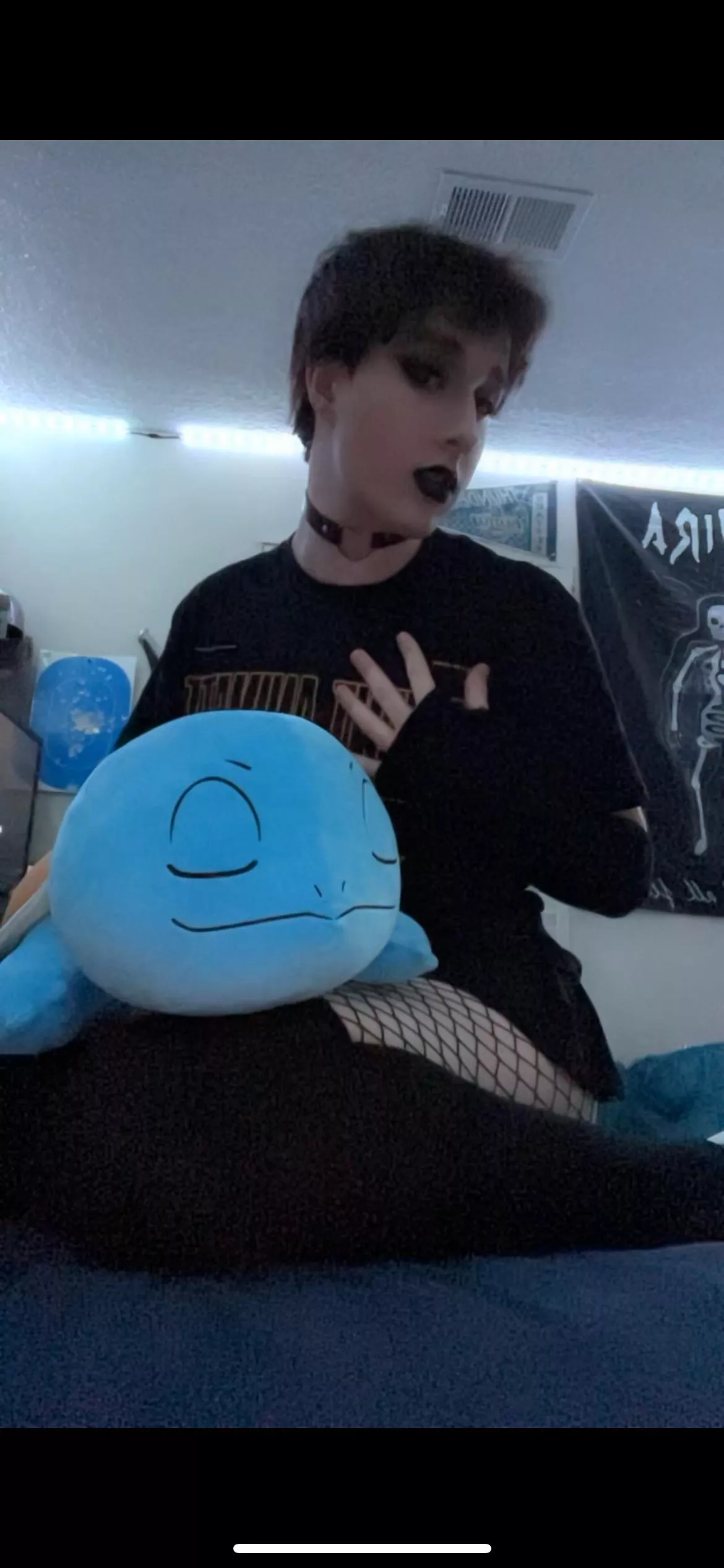 Don’t have a blahaj but we make do posted by QuestionableSalad__