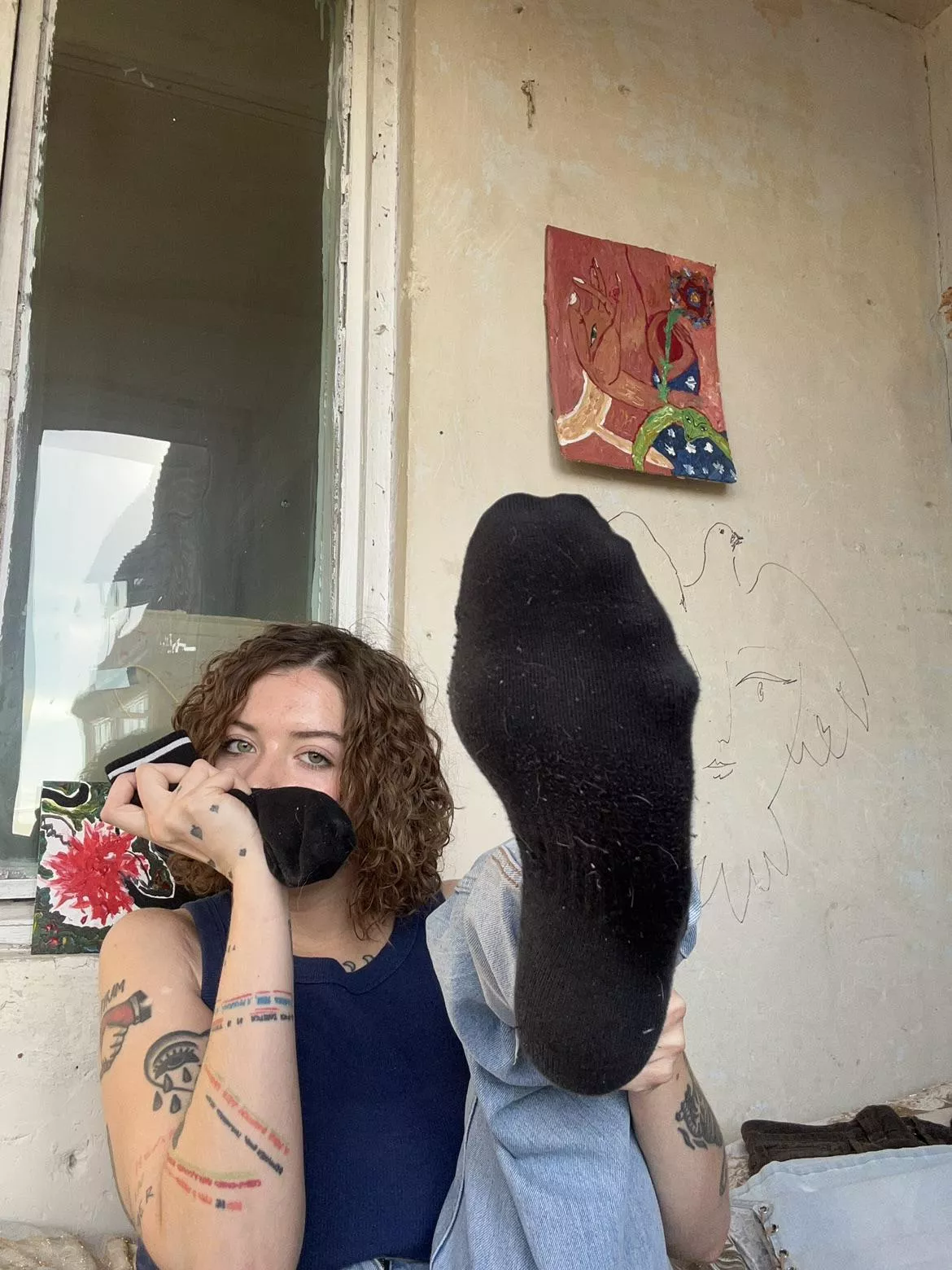 Don't slip in your saliva boy posted by feetyourlick