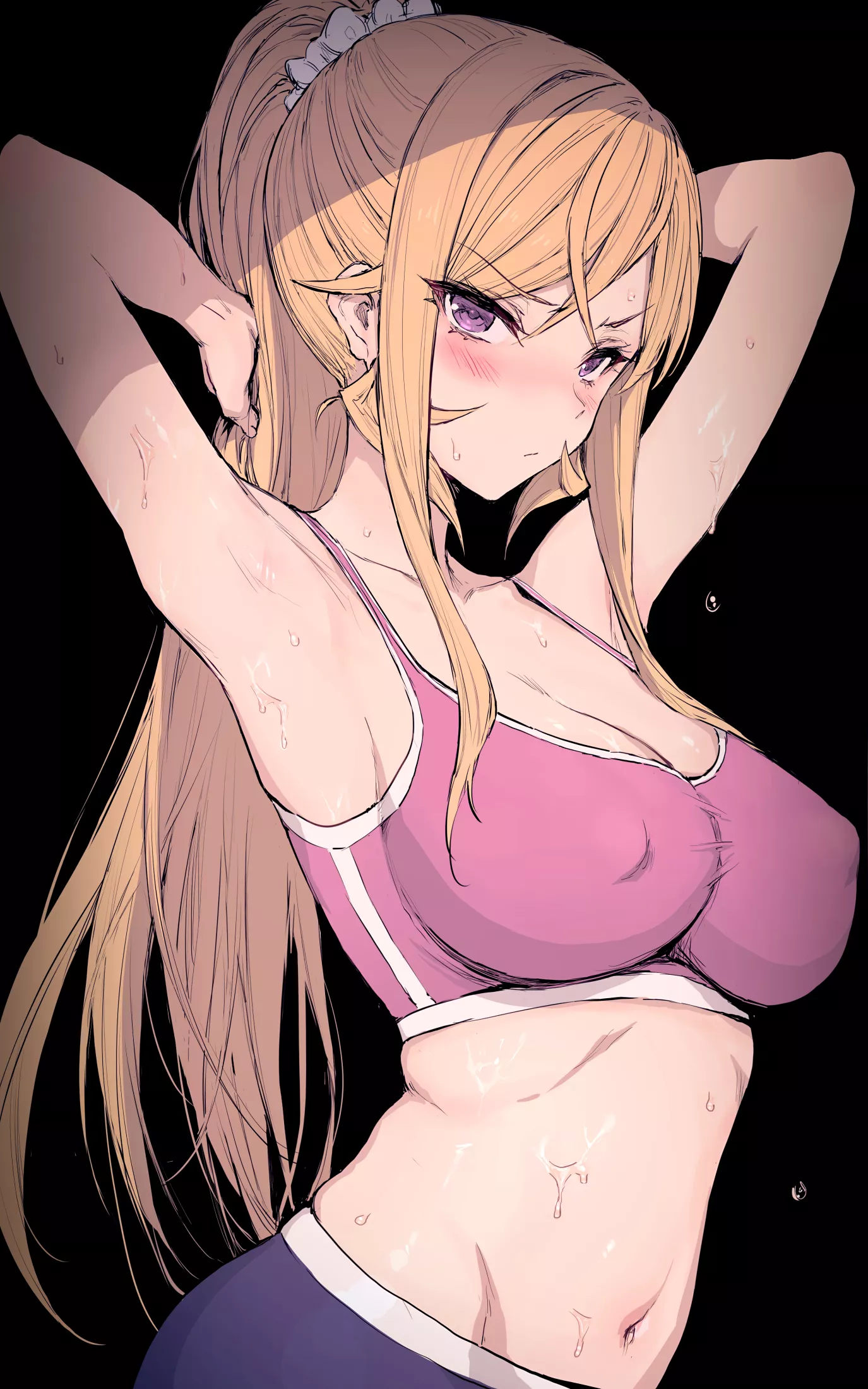 Erina After Workout posted by konosubak
