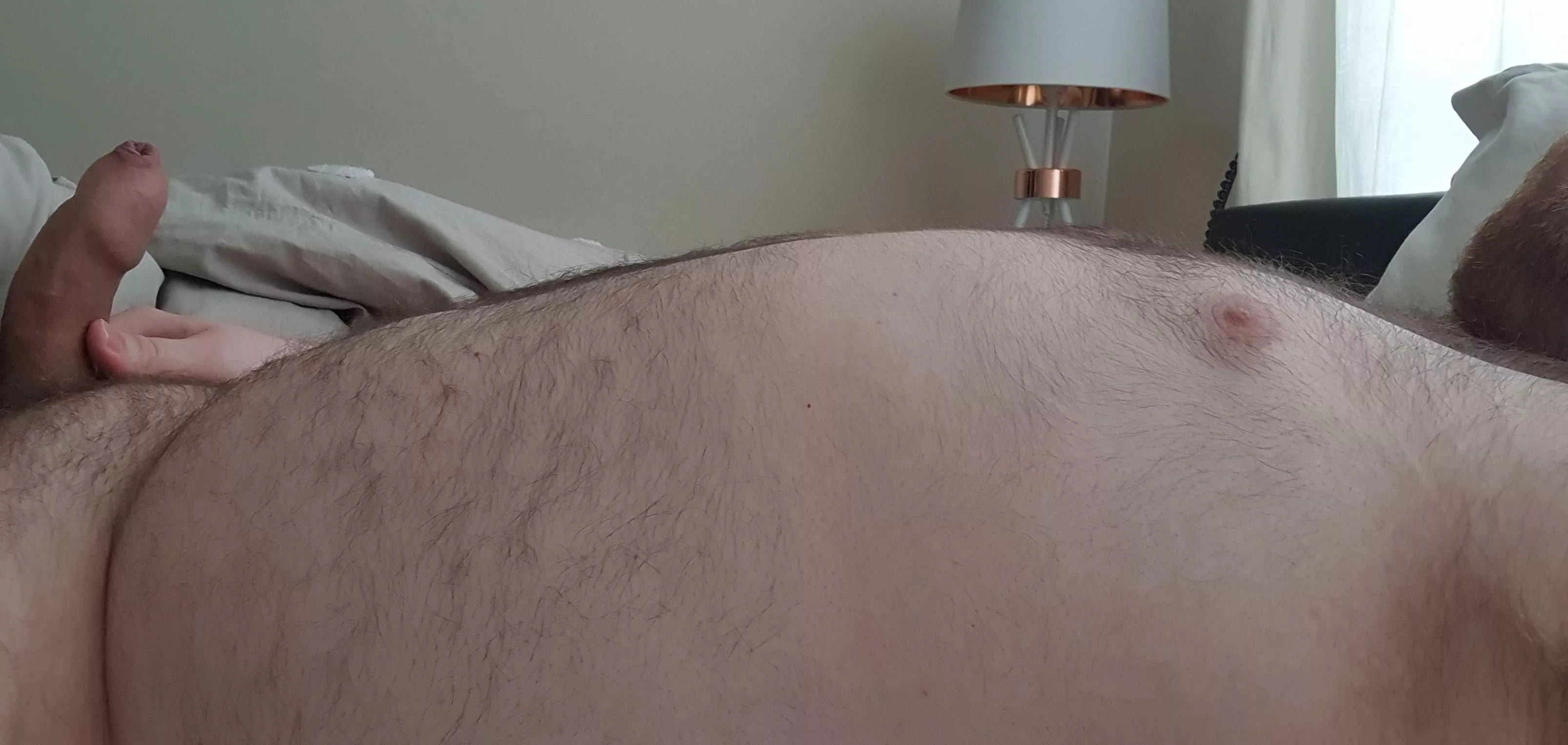 Good morning ladies. Fancy helping me out with my morning wood? posted by BigScottish