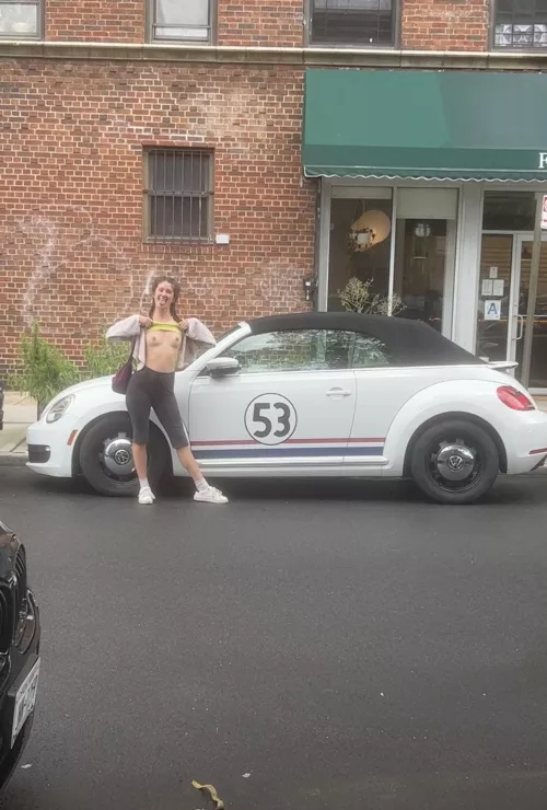 Got a chance to flash my boobs with a celebrity by bellatrixortreat