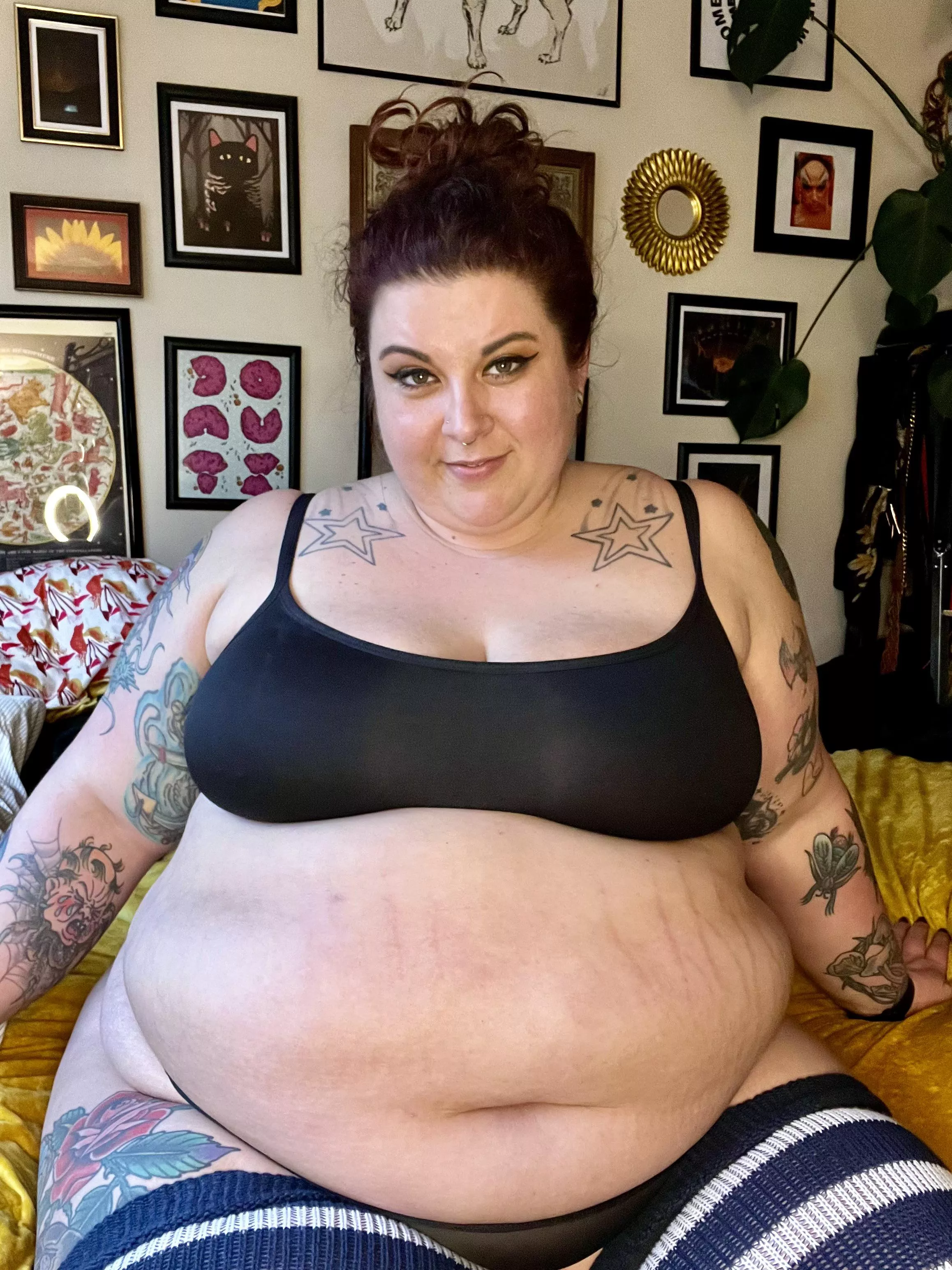 I can’t believe I found thigh high socks to fit my huge legs!! posted by MsPriscillaD