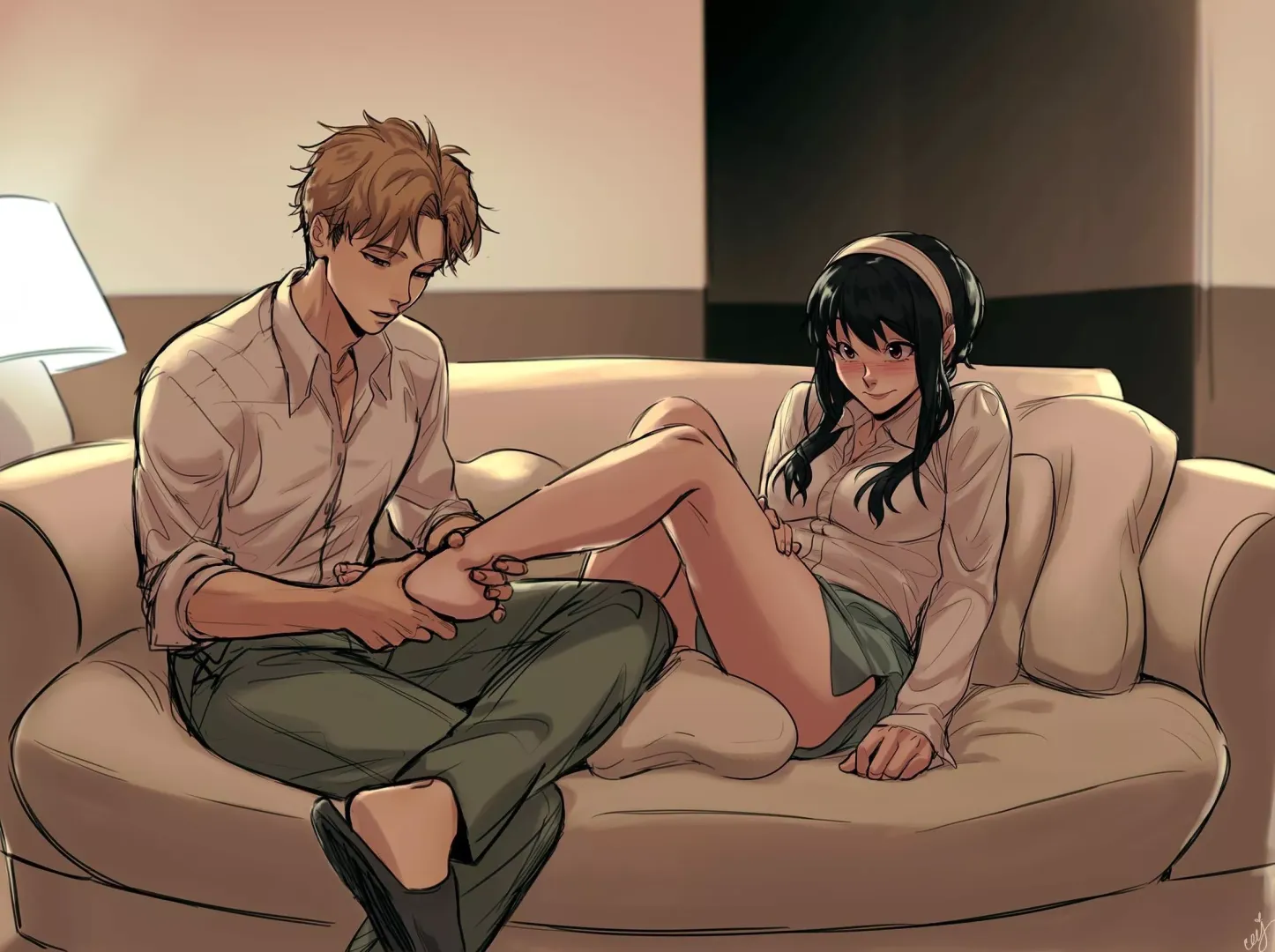 I love making her feel good after she’s had a long day~ foot rubs, back rubs and massages for a strong Mistress are so fulfilling 🥰 posted by downbad_ngl
