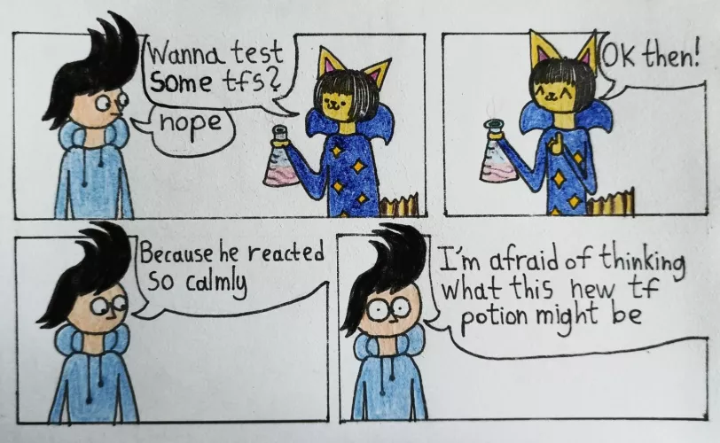 I wonder what this potion is (art by me) by MrMoor2007