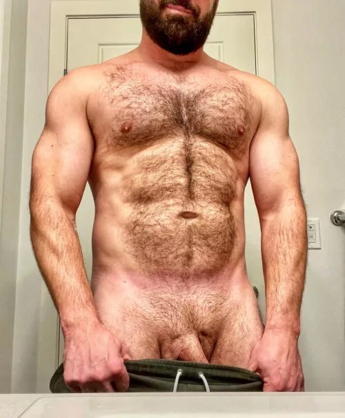 Just about to hop in the shower….join me?😏 by Hunghero116