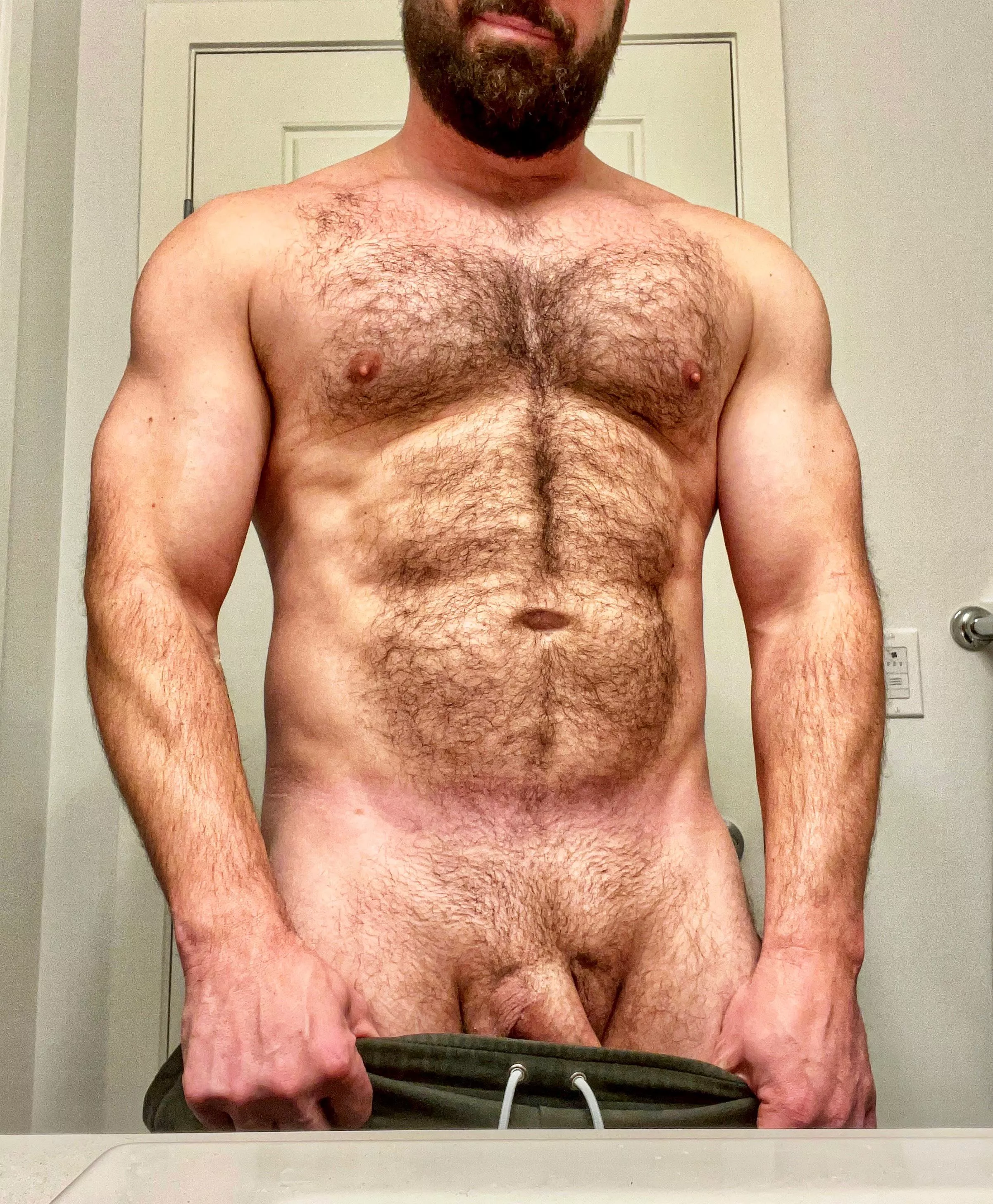 Just about to hop in the shower….join me?😏 posted by Hunghero116