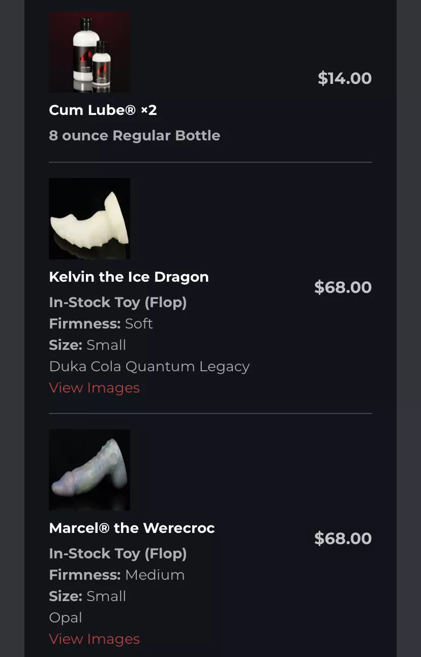 Just ordered 2 more toys! posted by CumLover4Ever