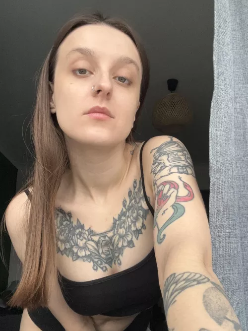 Just saying hello this morning by GirlHotGoddess