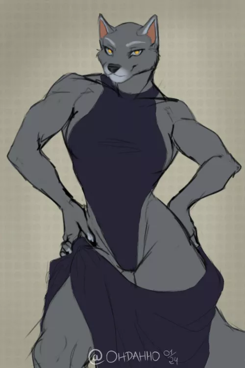 Ma'am! she's cute <3 (art by me) by Ohdahho