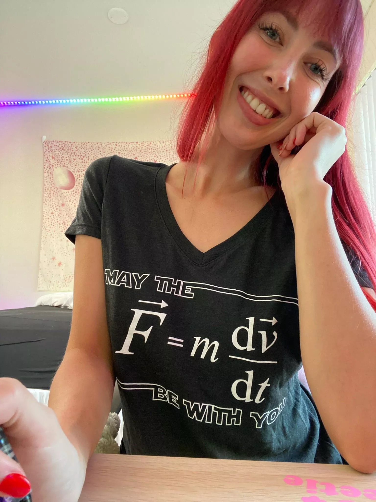 May the force of my smile be with you posted by thedeadwithhs