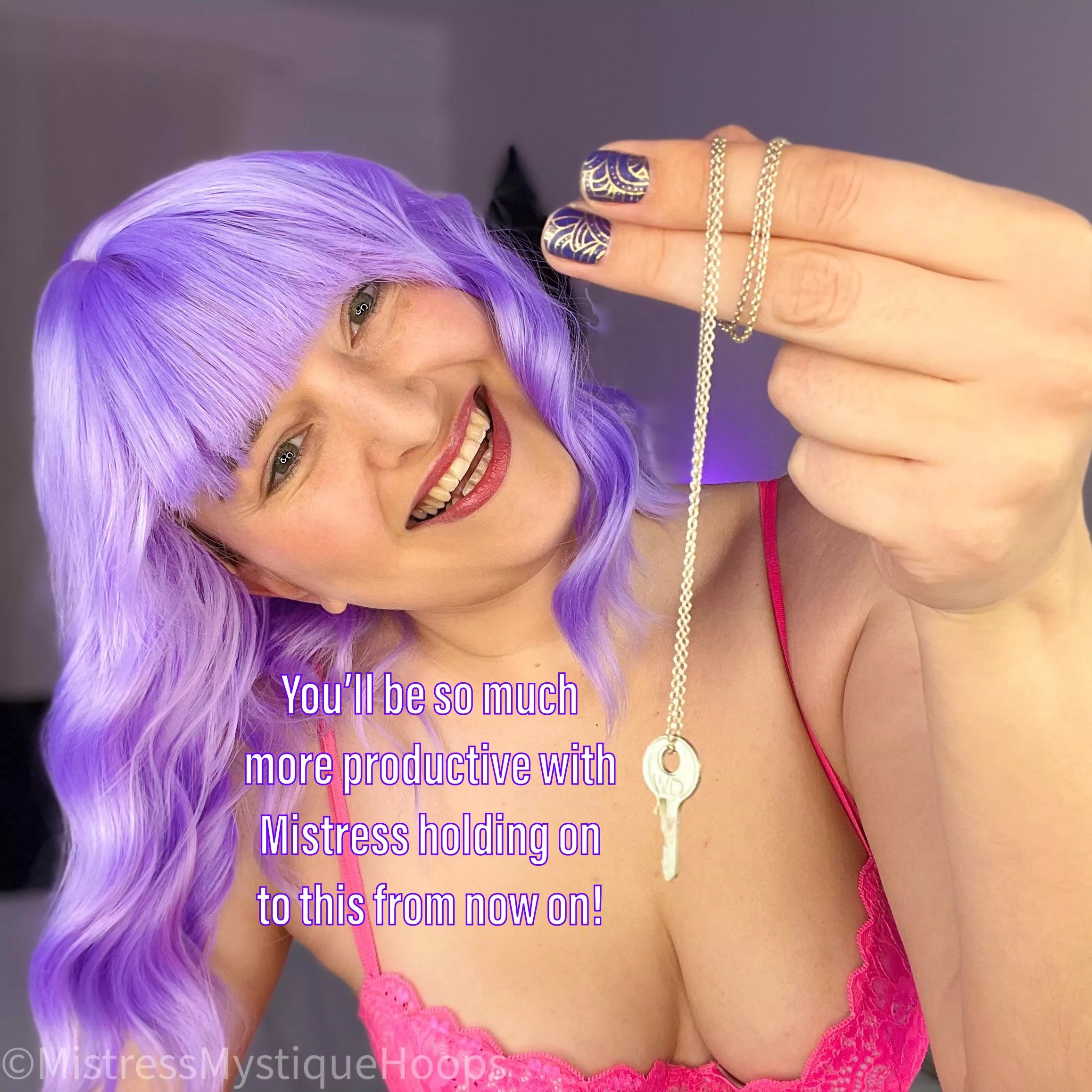 No more getting distracted by those pesky orgasms! posted by MistressMystiqueHoop
