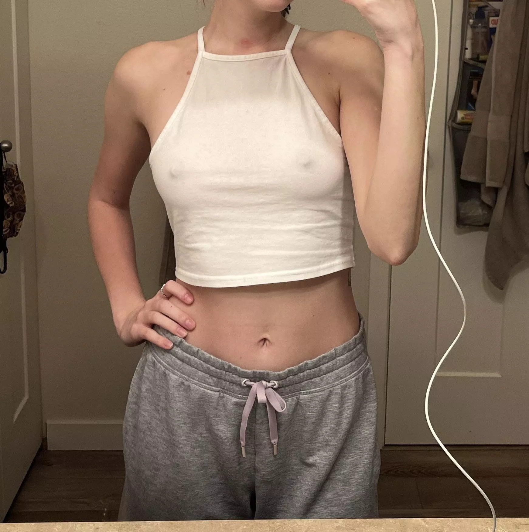 Nothing beats a plain white top posted by TheSapphicSiren