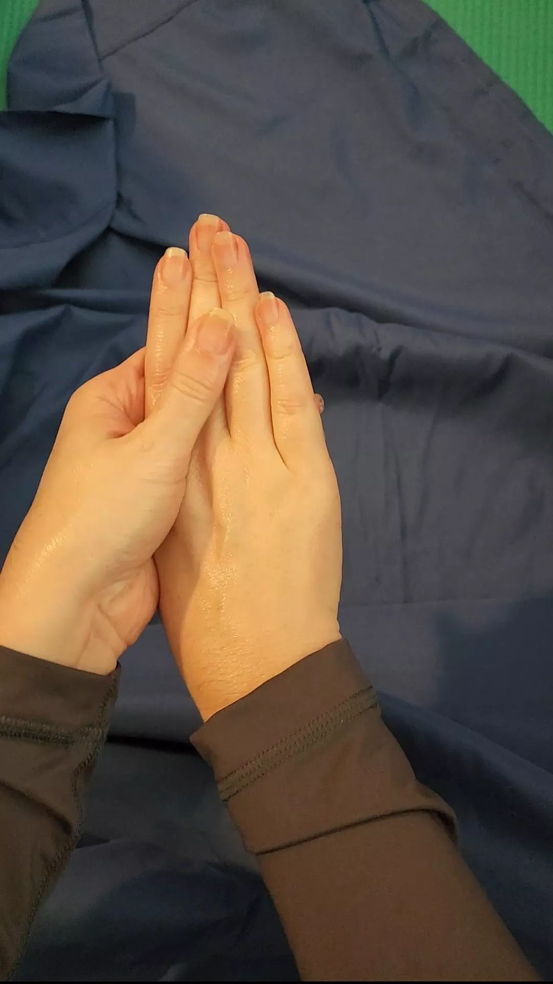 Oiling my hands posted by Zoe_Bulbs