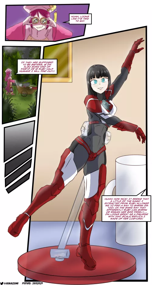 Ruby & Dia turned into figurines (genjitsu no yohane fanfic) by LoudContract2700