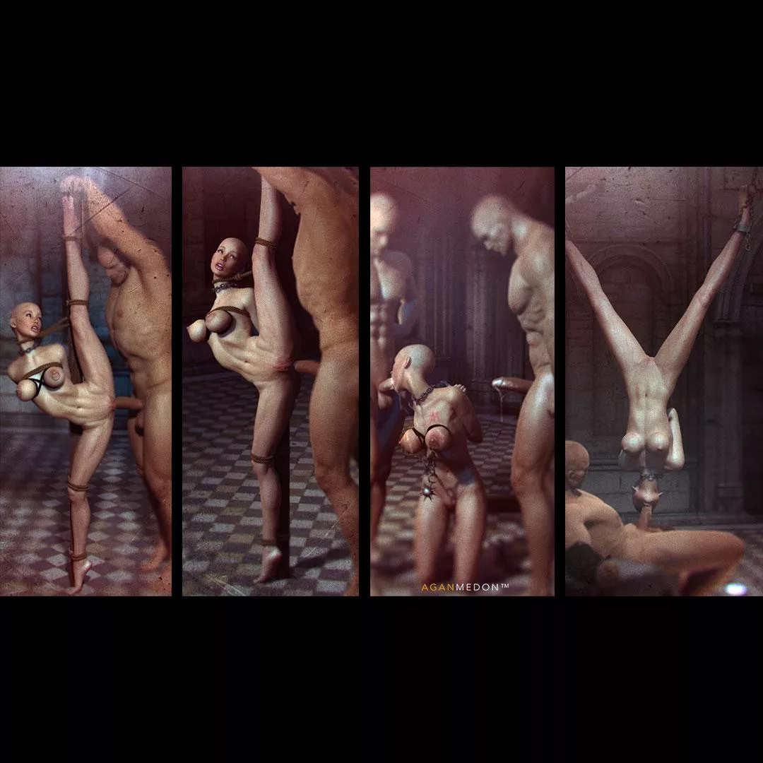 SPREAD, KNEEL & SUCK posted by aganmedon