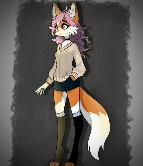 Still new to the art style, trying to figure it out (art by me) by Fawaffle_YT