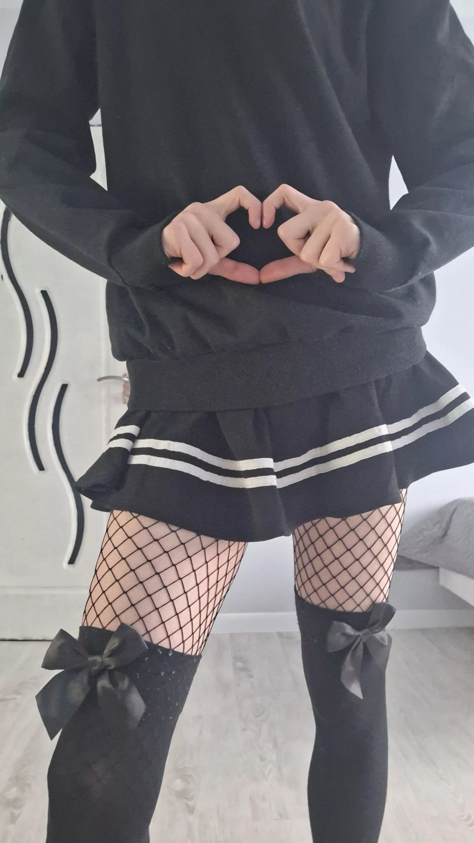 This is the only outfit I have :c posted by ButterflytheFemboy