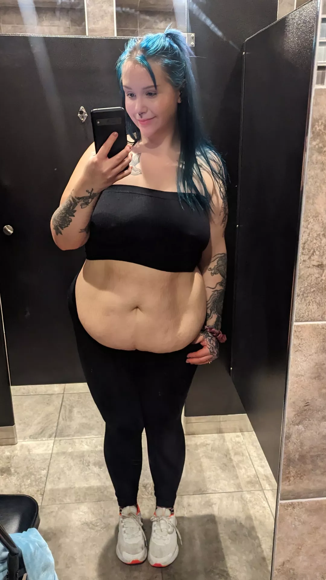 What my tummy looks like even after a workout :) posted by chloecomets