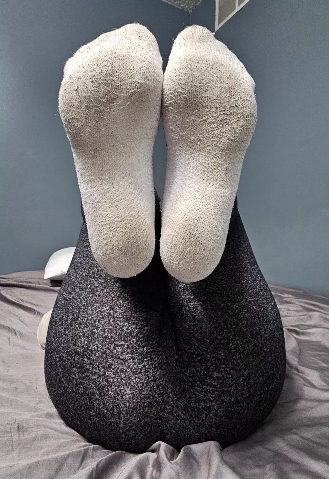 White socks and ass posted by AromaGoddess69