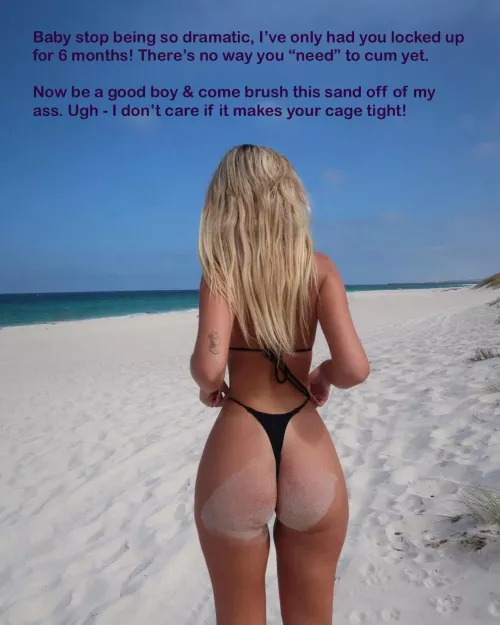 Baby stop being so dramatic, I’ve only had you locked up for 6 months! by captionpatreon