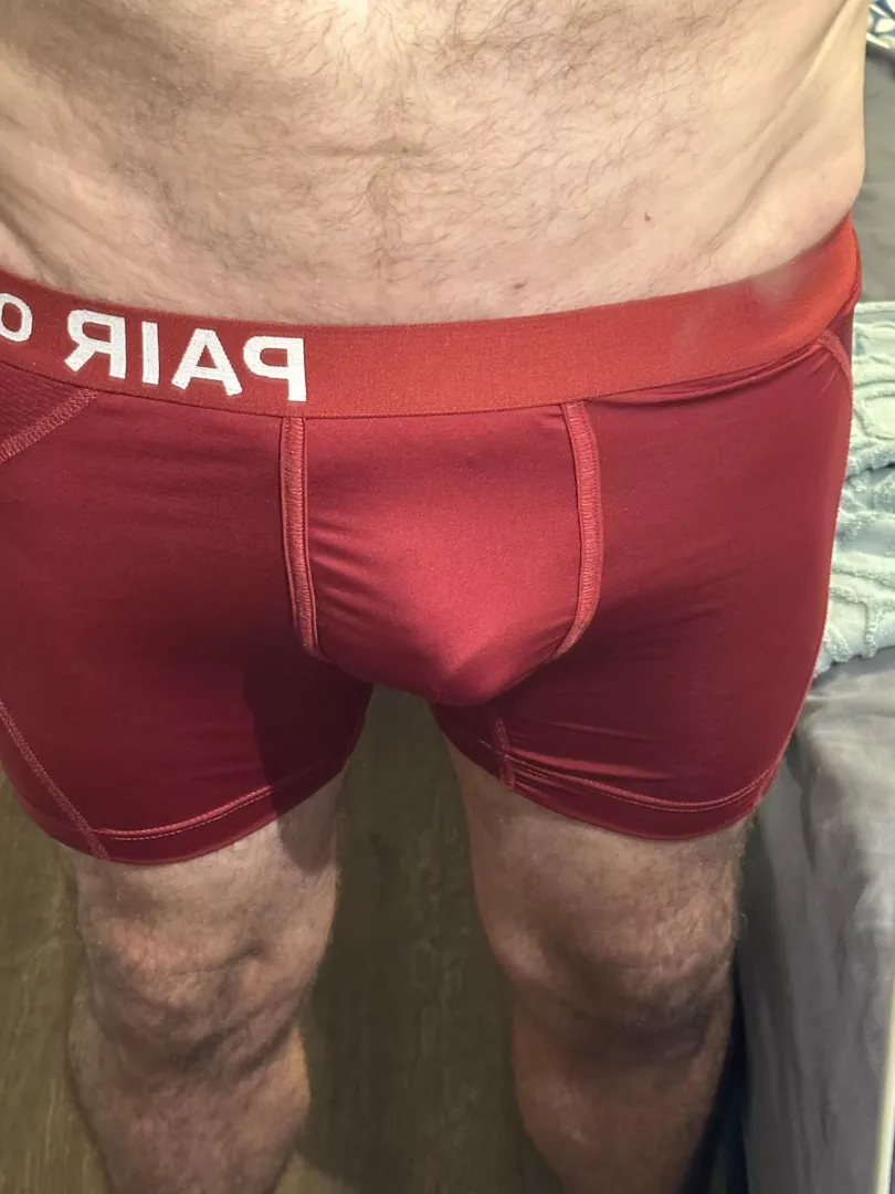 Back in the red ones posted by spicypagedadbod