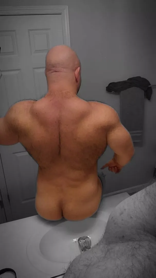 Can I sit on your sink? posted by MuscleHustler1