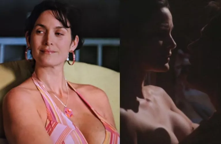 Carrie Anne Moss: Right image: The soft kill (1994) Left image: The Chumscrubber (2005) by Sonicboom2024