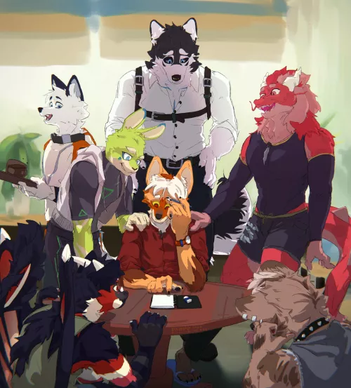 First raffle I've ever done. Now I rest. by glassesping