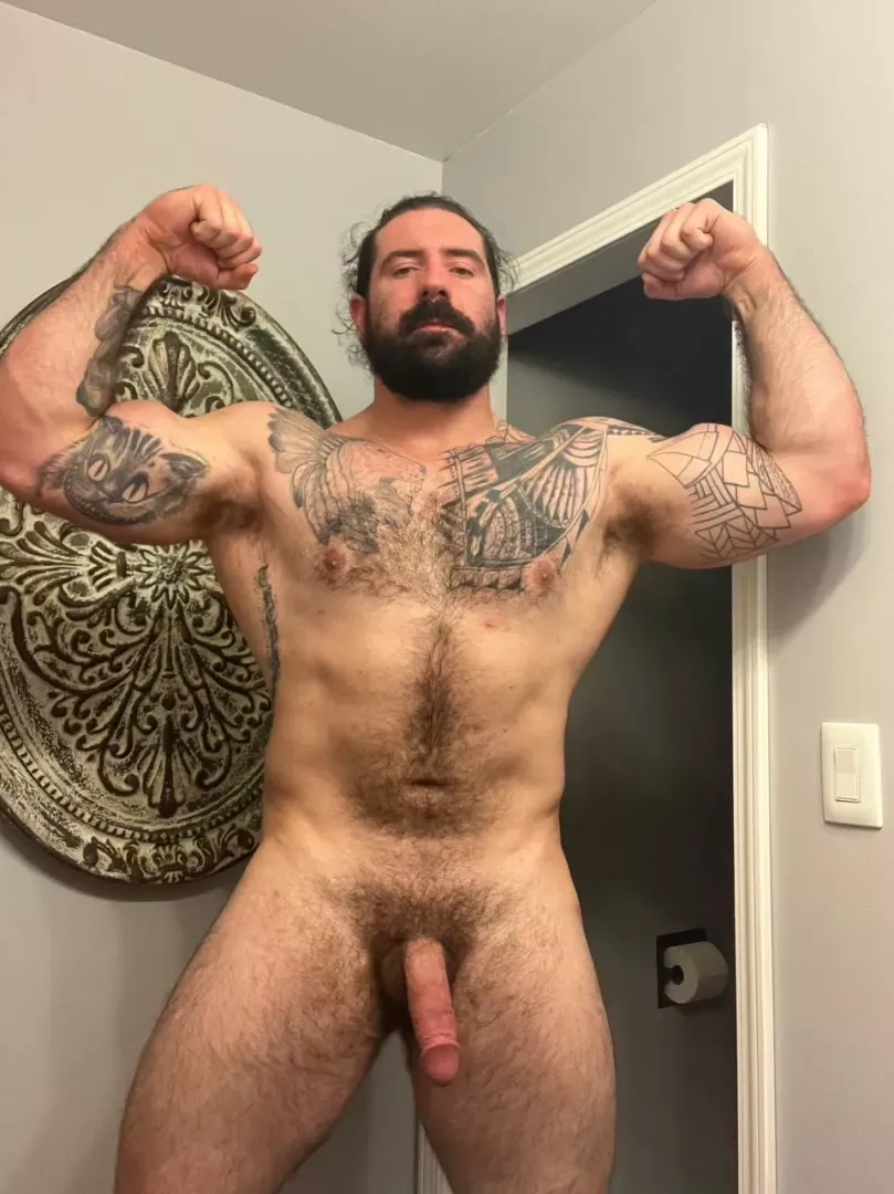 If I was your boss, would my beard and big boner tempt you at work? posted by dylanmarkss